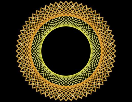 Retro Abstract Line Art