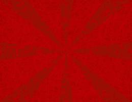 Grunge Sunburst Background in Red vector