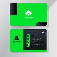 Modern Creative and Clean Business Card Template vector suitable for corporate and print shops