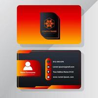 Modern Creative and Clean Business Card Template vector suitable for corporate and print shops