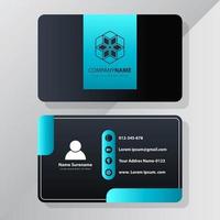 Modern Creative and Clean Business Card Template vector suitable for corporate and print shops