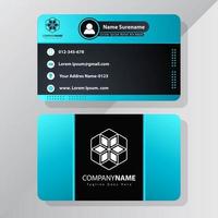 Modern Creative and Clean Business Card Template vector suitable for corporate and print shops