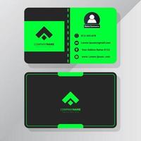 Modern Creative and Clean Business Card Template vector suitable for corporate and print shops