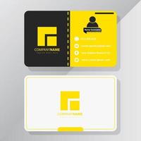 Modern Creative and Clean Business Card Template vector suitable for corporate and print shops