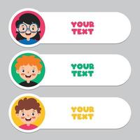 Colorful Speech Bubbles And Labels vector