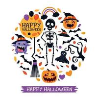 Cute Halloween Banner vector