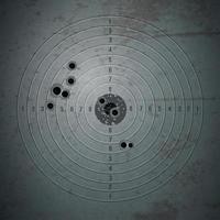 Ilustración de vector de composición de punto de marca de disparo
