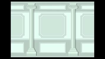 stucco wall columns panel moulding seamless vector