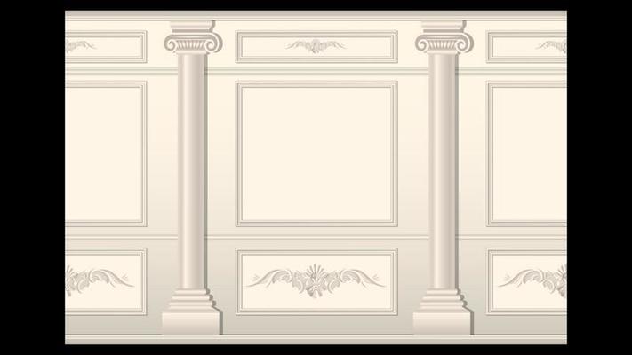 stucco wall columns panel moulding seamless