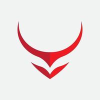 Red Bull Taurus Logo Template vector icon illustration