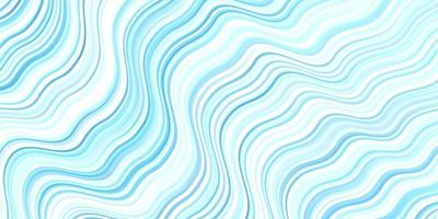 Light BLUE vector background with curves.