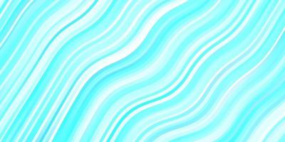 Light BLUE vector backdrop with curves.