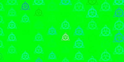 Light Multicolor vector texture with religion symbols.