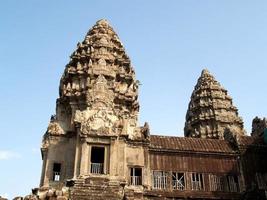 Ruins in Angkor Wat in Siem Reap, Cambodia photo