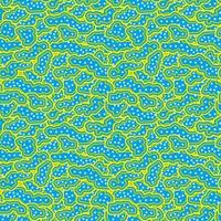 Futuristic geometrick seamless pattern  Blue  green abstract liquid illusion texture  Modern grunge wavy background  Stock vector illustration