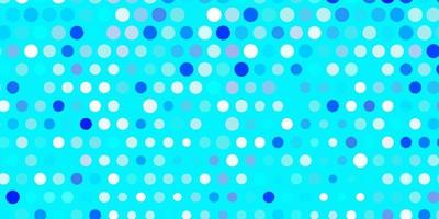 Light blue vector template with circles.