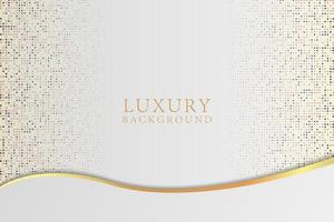 Modern abstract white luxury background vector