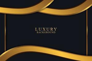 Elegant luxury background concept with black and gold texture vector