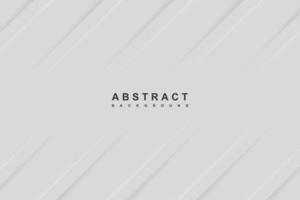 Abstract white background with diagonal papercut lines vector