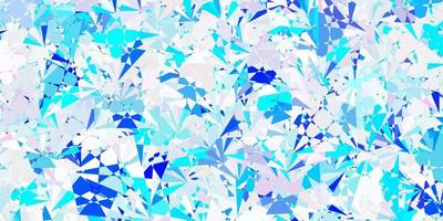 Light Pink, Blue vector background with polygonal forms.