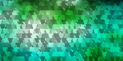 Light Blue, Green vector background with polygonal style.