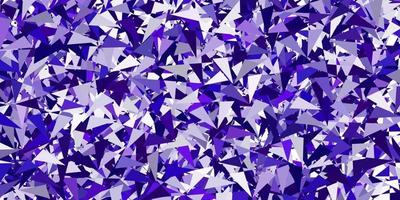 Light purple vector template with triangle shapes.