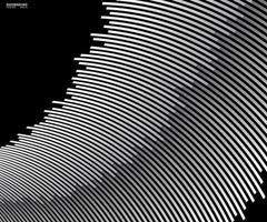 Abstract warped Diagonal Striped Background curved twisted slanting waved lines design vector