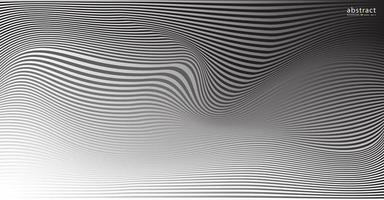 Striped texture abstract warped Diagonal wave lines Background vector