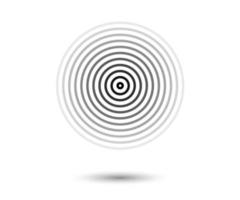 Concentric circle elements Element for graphic design decoration vector