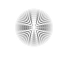 elemento de elementos de círculo concéntrico para decoración de diseño gráfico vector