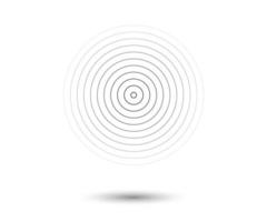 Concentric circle elements Element for graphic design decoration vector