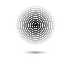 Concentric circle elements Element for graphic design decoration vector