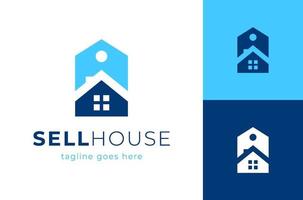 Home sale logo Real Estate vector