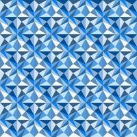 This is a polygonal blue geometric pattern with stars and triangles vector