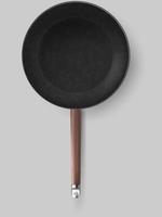 Realistic empty frying pan vector