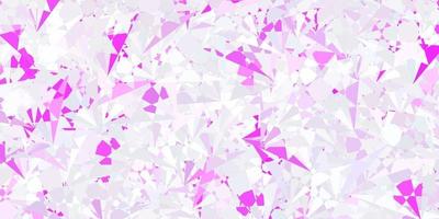 Light Purple vector pattern with polygonal shapes.