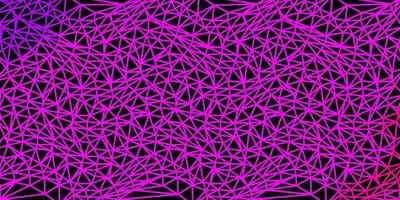Light purple, pink vector abstract triangle background.