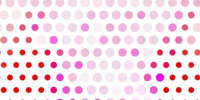 Light red vector backdrop with dots.