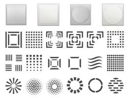 Plastic drain grid drainage grid vector