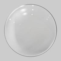 Realistic glass sphere Transparent ball realistic bubble