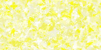 Light Yellow vector template with triangle shapes.