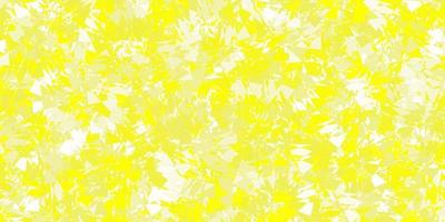Light yellow vector texture with random triangles.
