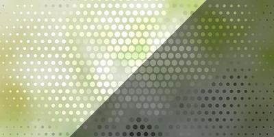 Light Green vector template with circles.