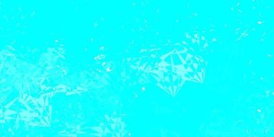 Light blue, green vector pattern with polygonal shapes.