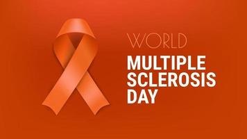 World Multiple Sclerosis day symbol vector