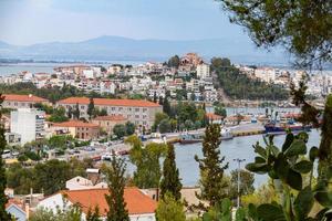 Chalcis Cityscape and Seascape view photo