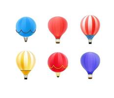 diferente, aire, globos, vector clipart