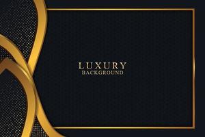 Elegant black luxury background concept with dark gold and glitter texture