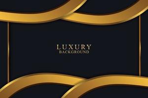 Elegant luxury background concept with black and gold texture vector