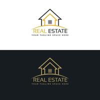 Real Estate Company Creative Logo Design vector